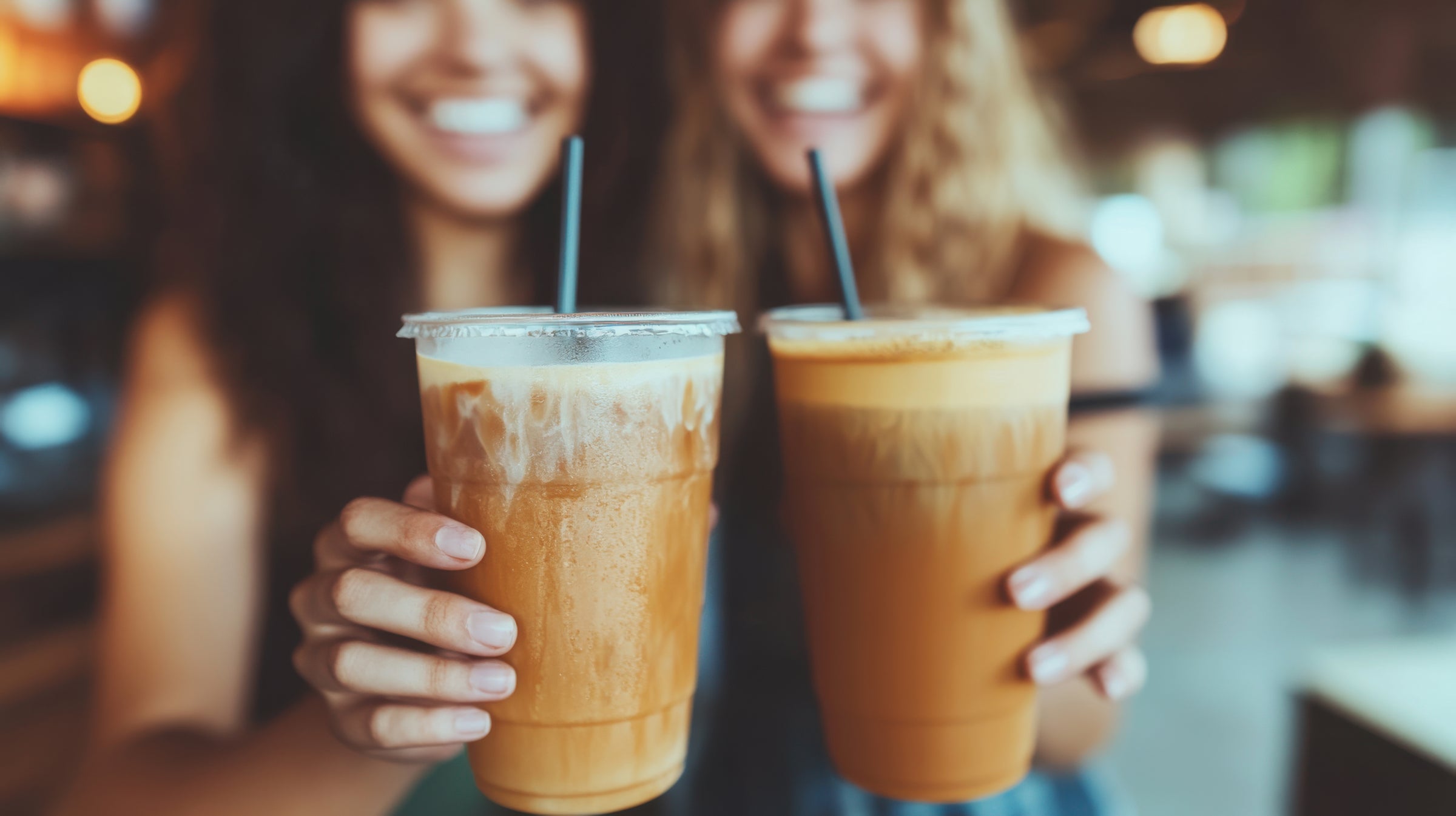 Image of two cold brew iced coffees
